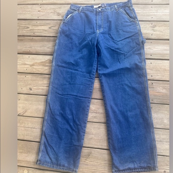 Gap women's lined carpenter Jeans size 14 - Picture 1 of 7